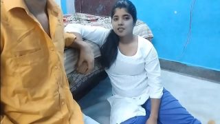 Fucking Desi college friend on the floor