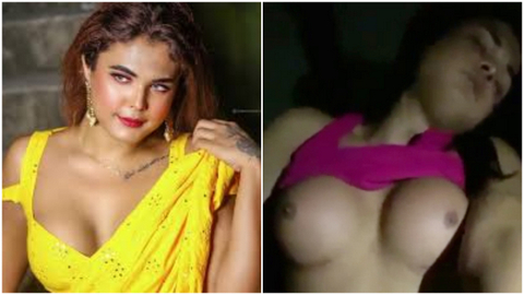 Monti Roy Naked Tits Rubbing MMS Leaked HD