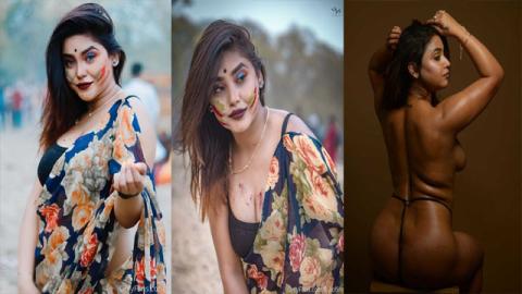 Aliya Ghosh Naked Boobs & Ass Video Viral HD