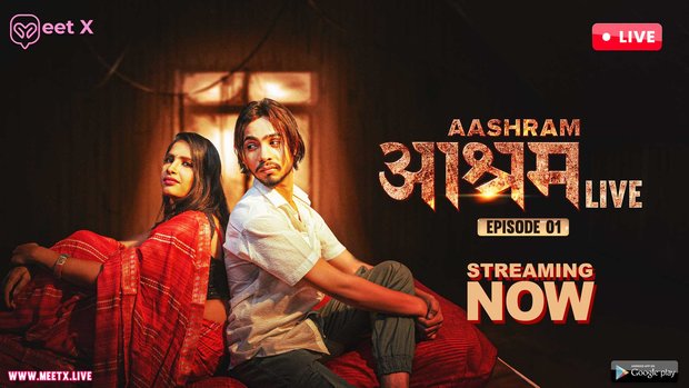 Aashram LIVE – P01 – 2024 – Hindi Uncut XXX Web Series – MeetX