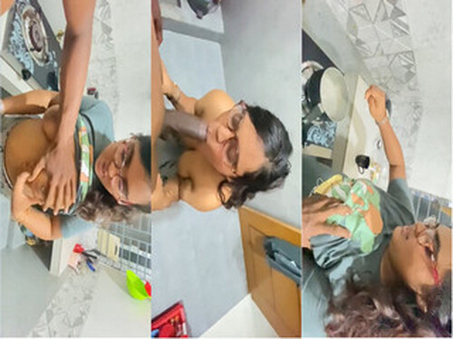Bangladeshi nude wife gets fucked in the kitchen by a big dick