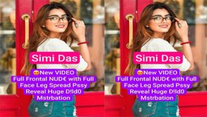 Simi Das Insta Model Nude Dildo Masturbation