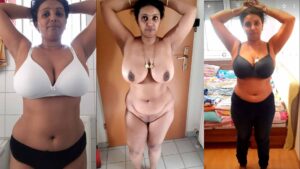 Tamil Aunty Nude XXX Huge Boobs Tease & Blowjob