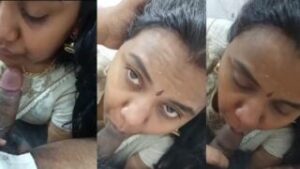 Tamil Wife Dick Sucking & Cum in mouth