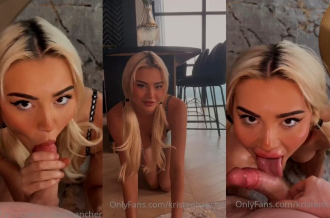 Kristen Hancher Nude XXX POV Blowjob & Cumshot