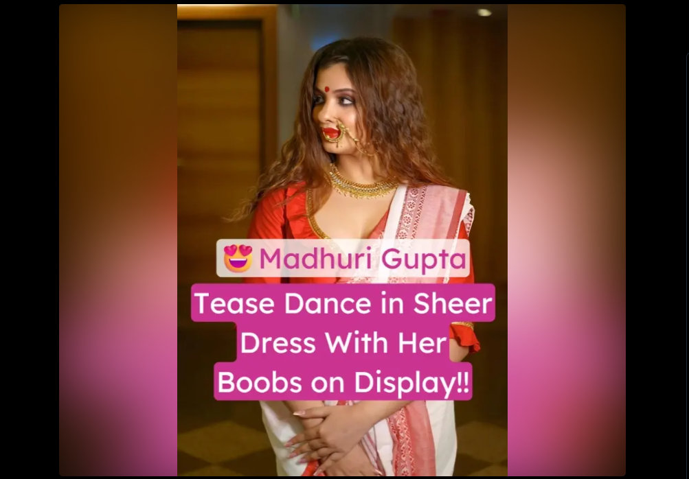 Madhuri Gupta nude Dancing bare Boobs viral