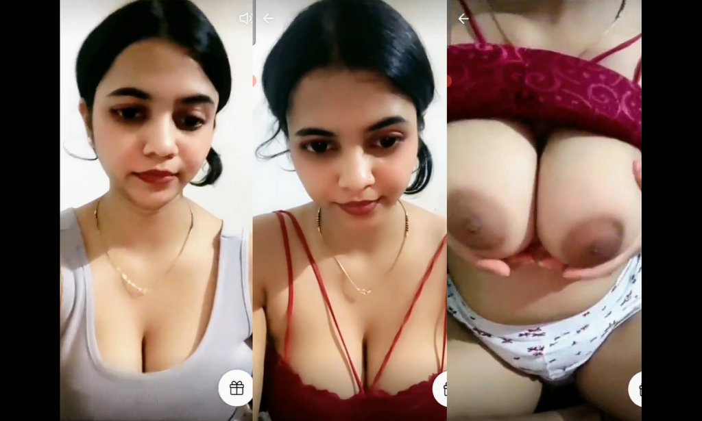 ADITI PRIVATE SHOW ON TANGO NUDE TEASING BIG BOOBS