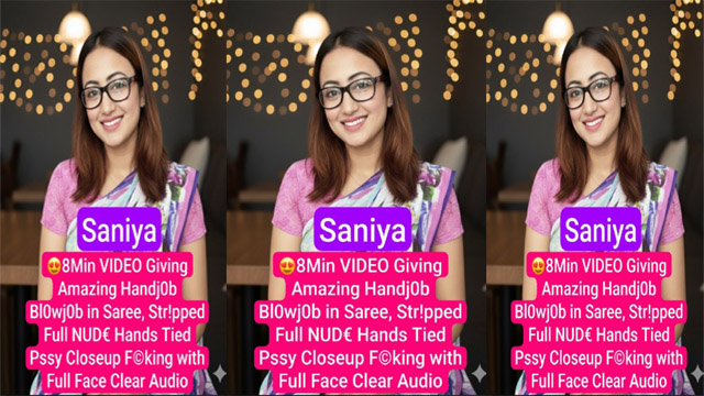 NRI Saniya Nude Leaked Sucking Big Dick In Sari Clip