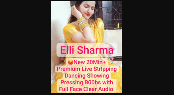 Insta Babe Elli Sharma Naked Boobs Show on Live Webcam