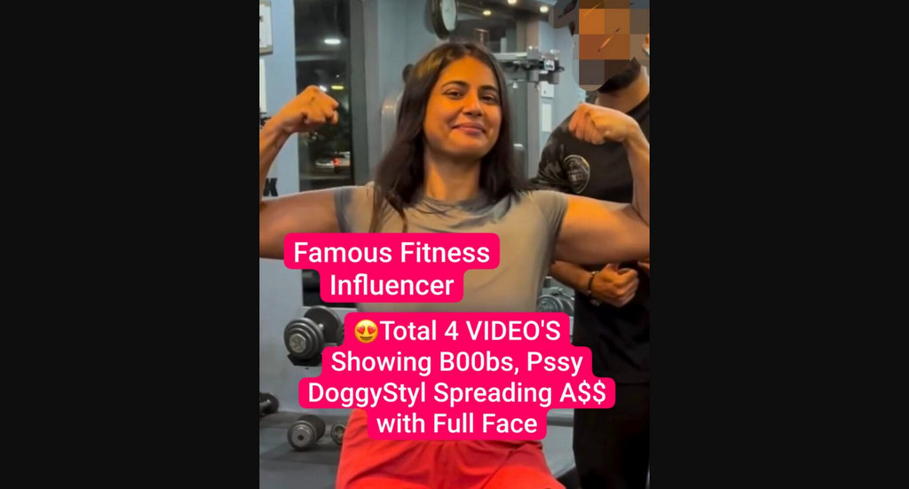 Famous Fitness Influencer Naked Boobs & Ass Viral Video