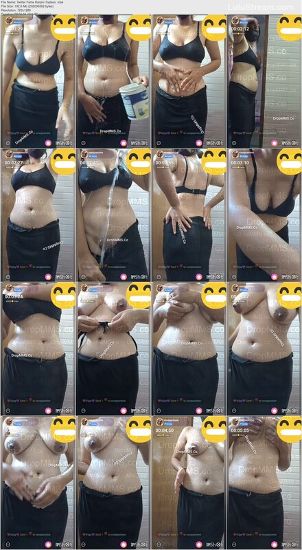 Tamil Twitter Fame Ranjini viral topless taking bath