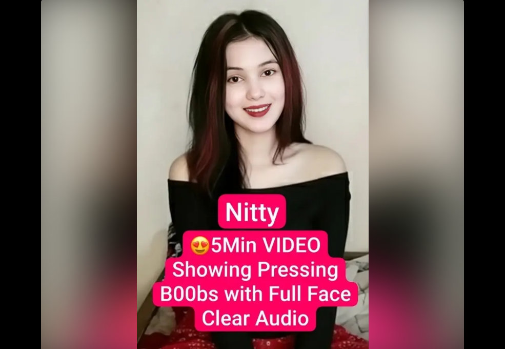Instagram Model NITTY Chamet Naked Live Topless Boobs Tease