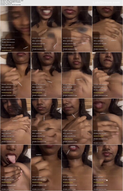 Mallu Kochuthresia Naked Sucking Tits Live Cam