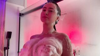 Cecilia Rose naked xxx leaked soapy big tits shower