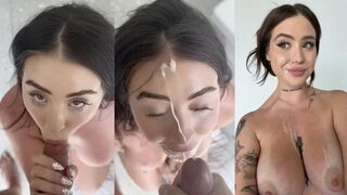 Rosie Rider Nude xxx Leaked Takes cumshot After Giving Blowjob